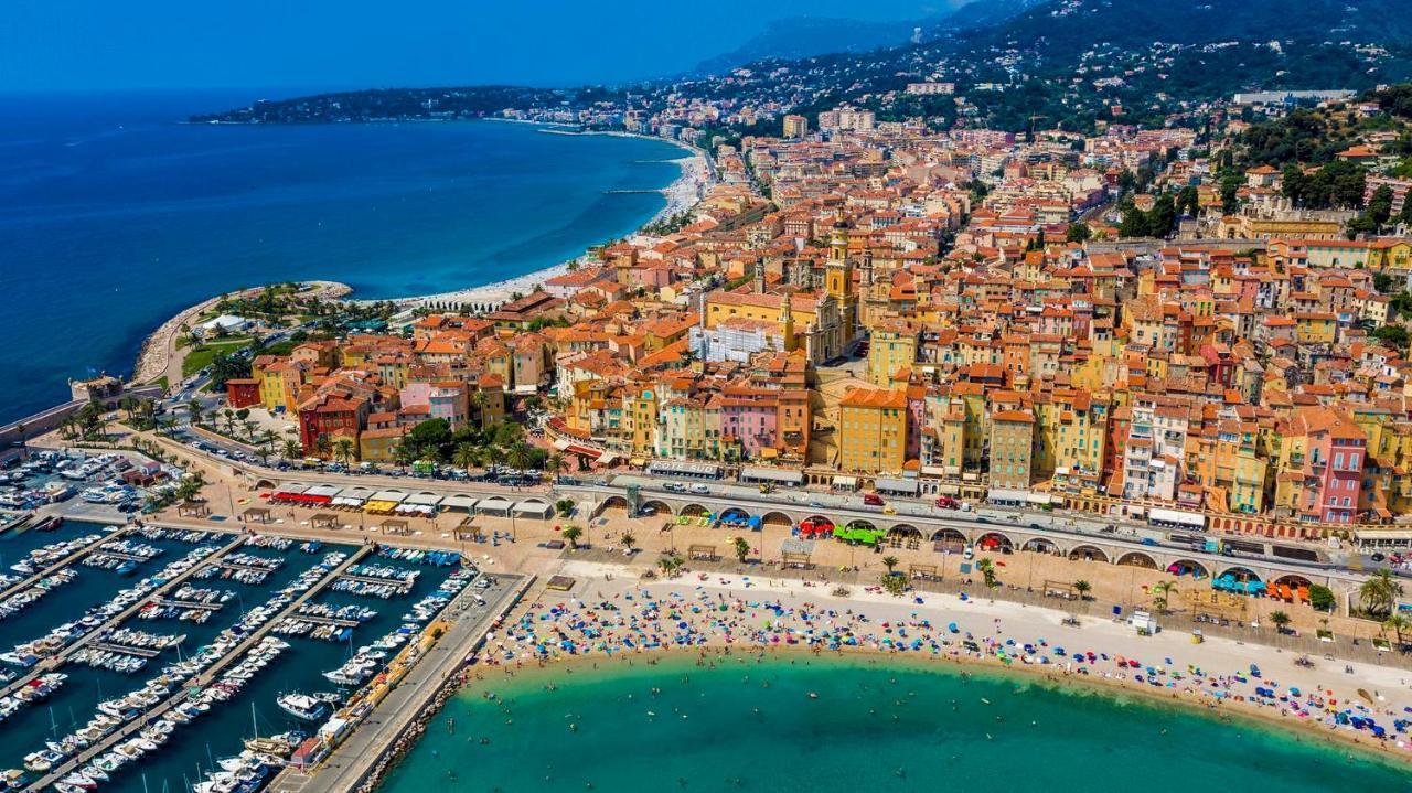 Superbe 2 Pieces Neuf A 100M De La Plage Menton Eksteriør billede